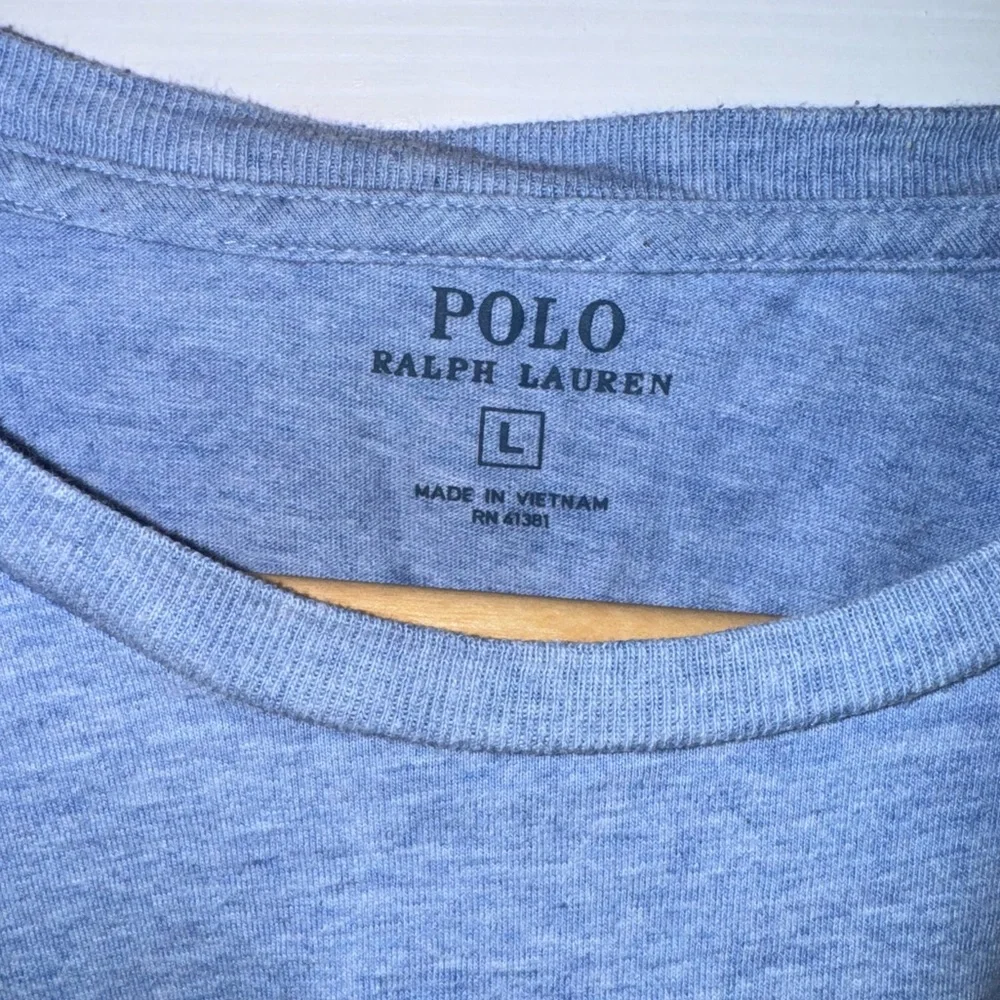 Polo Ralph Lauren Men’s Blue Pocket T-Shirt Pony Logo Size L